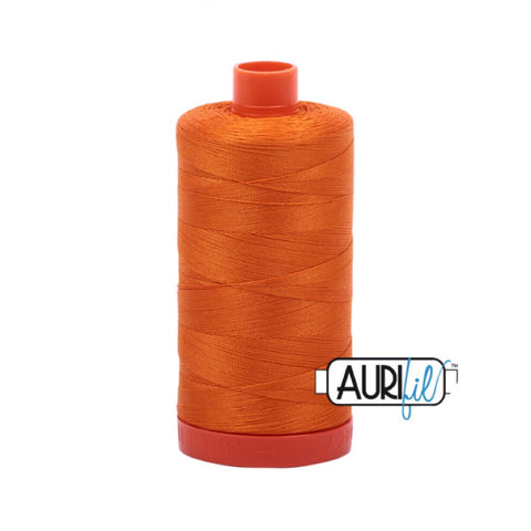 Aurifil Thread - 50wt Large Spool - Bright Orange 1133