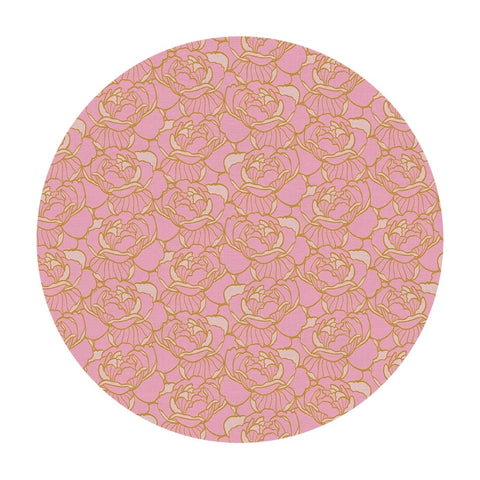 Floral in Pink - Tiger Lily Trail Collection - Paintbrush Studio Fabrics