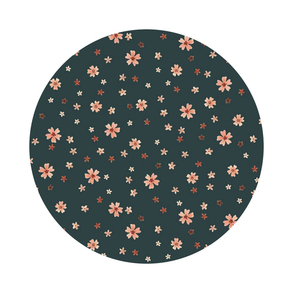 Ditsy in Bayberry - Little Fawn Celebration Collection - Dear Stella Fabrics
