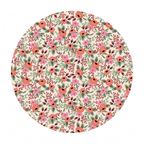 Rosa in Blush Cotton - Primavera by Rifle Paper Co. - Cotton + Steel Fabrics