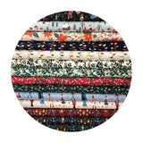 3 meters left! - Colette in Evergreen Metallic Cotton - Holiday Classics by Rifle Paper Co. - Cotton + Steel Fabrics