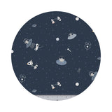 4.5 meters left! - No Comet in Phantom - To the Moon Collection - Dear Stella Fabrics