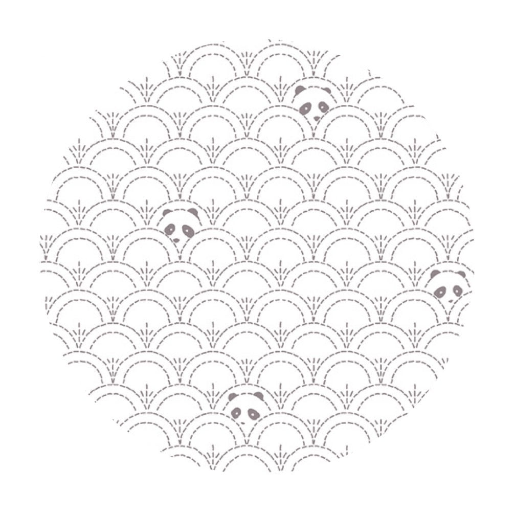 Hidden Panda Cottonbud in Knit - Pandalicious Collection - Art Gallery Fabrics