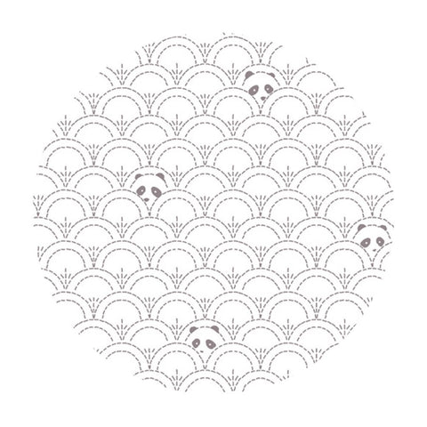 Hidden Panda Cottonbud in Knit - Pandalicious Collection - Art Gallery Fabrics