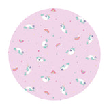 1.5 meters left! - Unicorn Toss in Pink - Unicorn Kingdom Collection - Riley Blake Designs